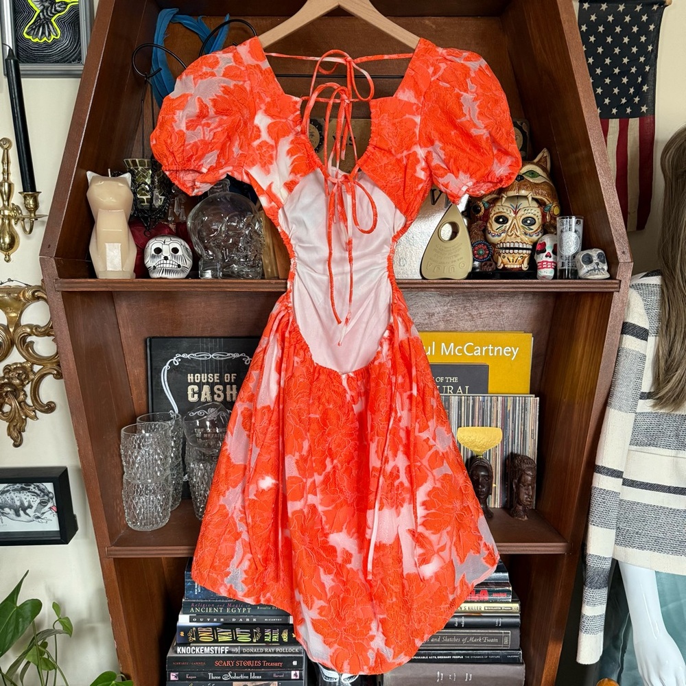 Sage & Paige - Aperol Mini Dress Orange - Women’s XS - Picture 8 of 11